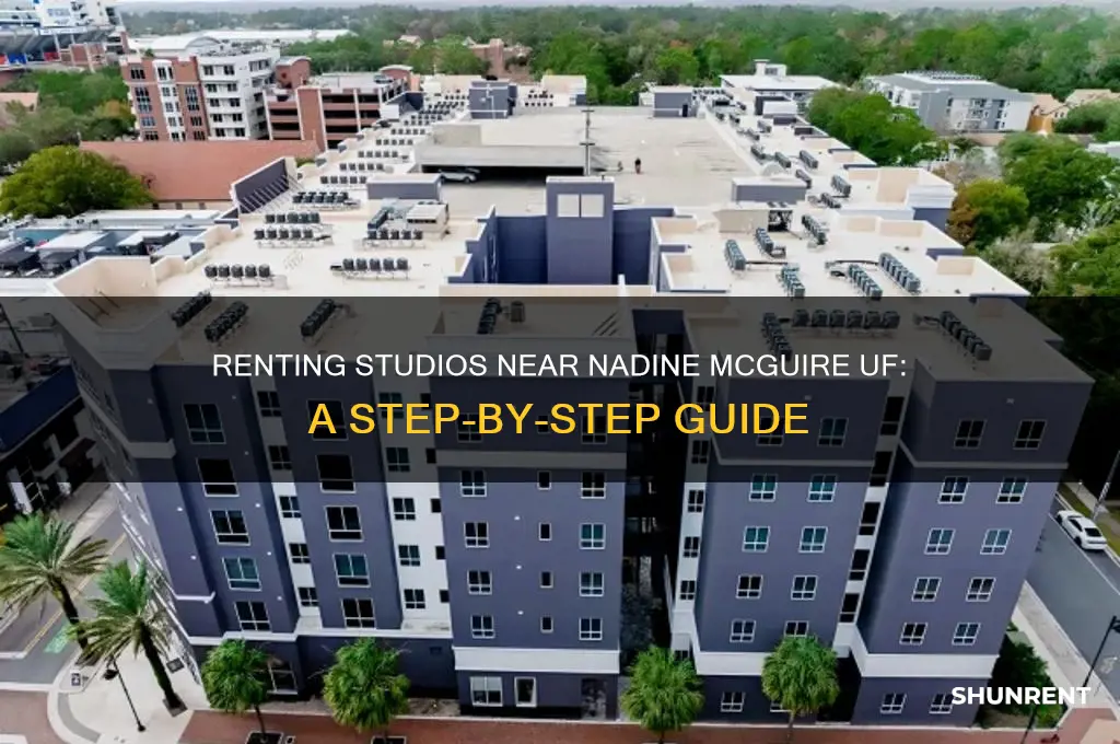 how to rent studios in nadine mcguire uf