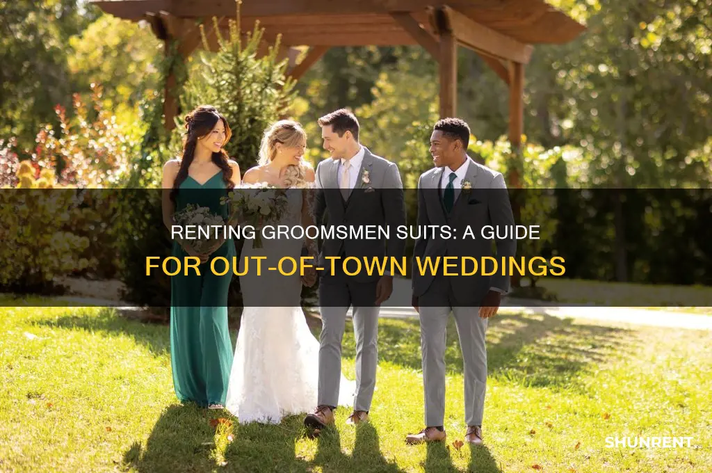 how to rent suits when groomsmen are out of town