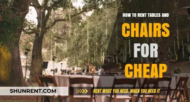 Affordable Event Essentials: Tips for Renting Tables and Chairs Cheaply
