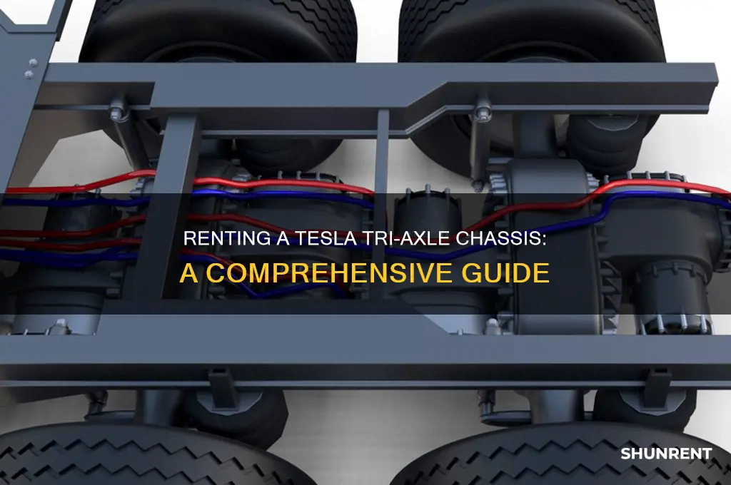 how to rent tesl tri axle chassis