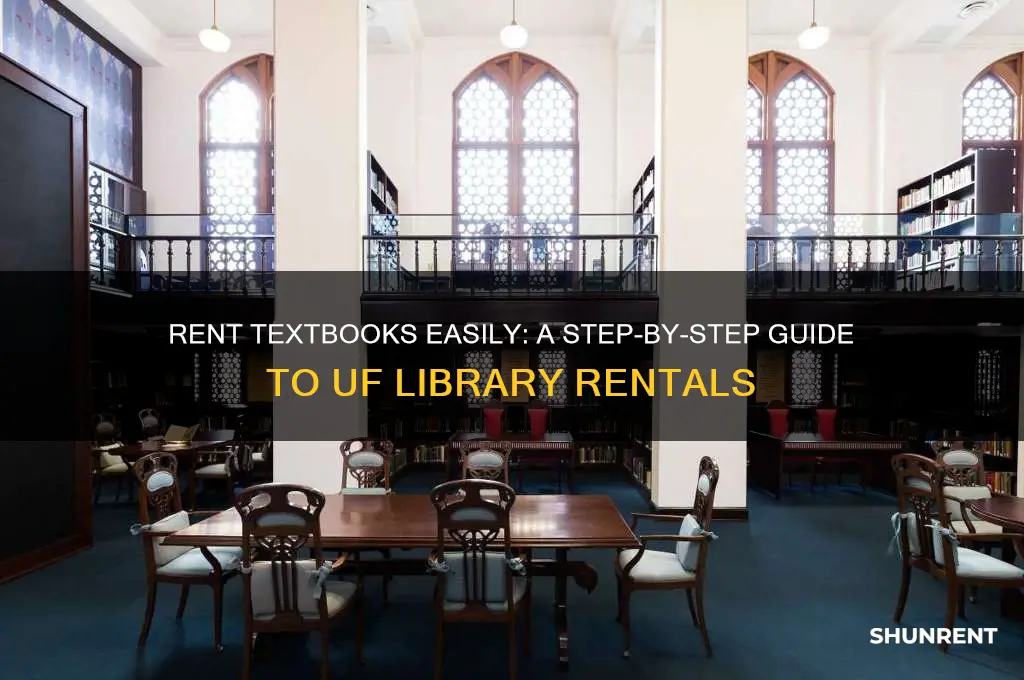 how to rent textbooks from uf librry