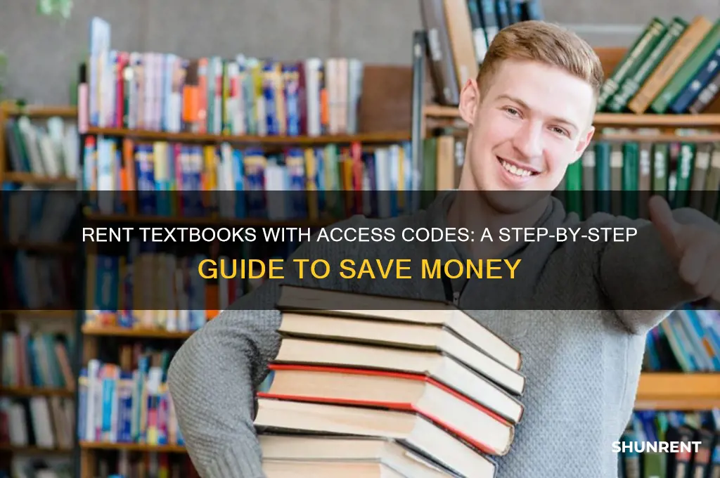 how to rent textbooks with access codes