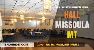 Renting Missoula's American Legion Hall: A Step-by-Step Guide
