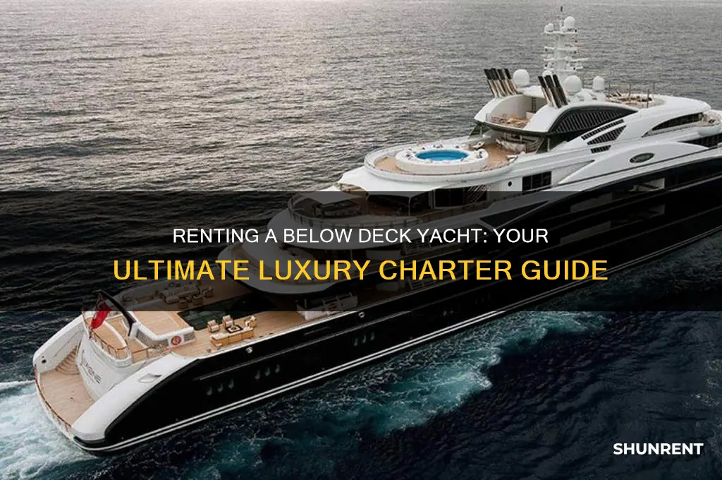 how to rent the below deck yacht