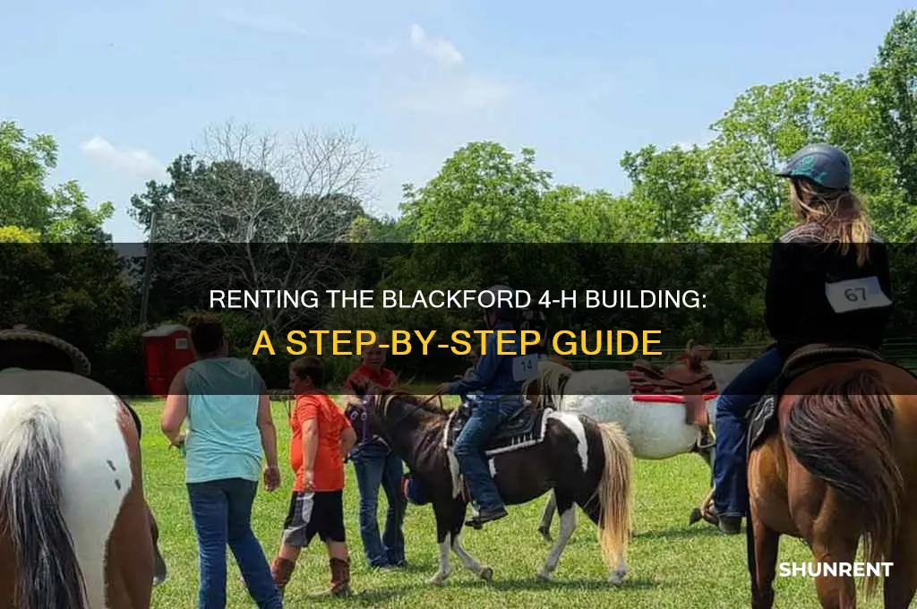 how to rent the blackford 4 h building