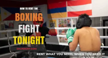 Renting Tonight's Boxing Fight: A Step-by-Step Guide for Fans