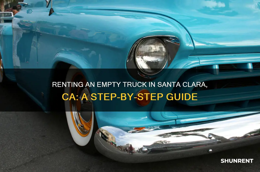 how to rent the empty truck in santa clara ca