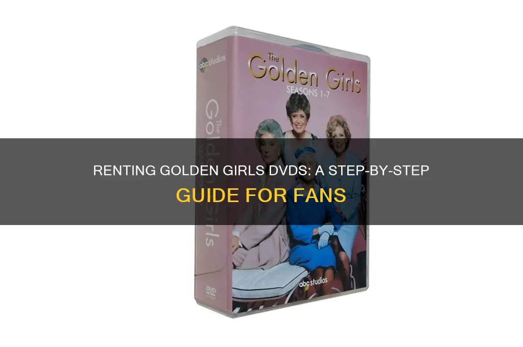 how to rent the golden girls dvd
