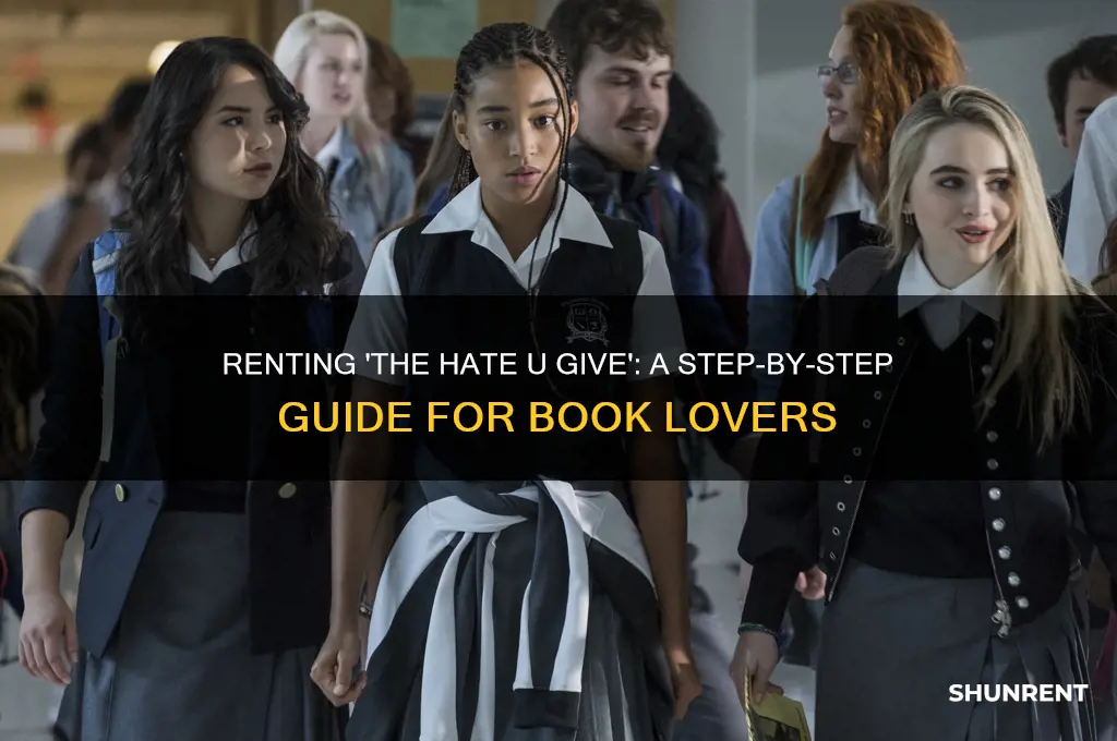 how to rent the hate u give