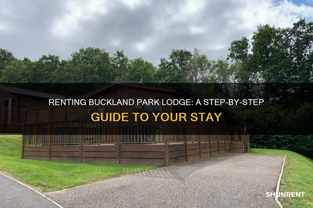 how to rent the lodge at buckland park