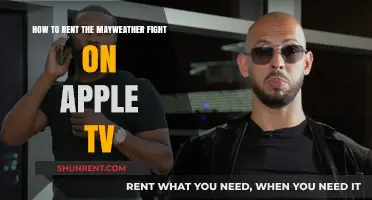 Rent Mayweather Fight on Apple TV: Easy Steps Guide