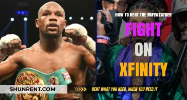 Rent Mayweather Fight on Xfinity: Easy Steps to Watch Live