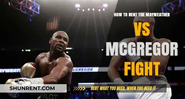 Renting Mayweather vs McGregor: Your Ultimate Guide to Watching the Fight