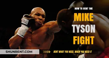 Renting Mike Tyson's Fight: A Step-by-Step Guide for Fans