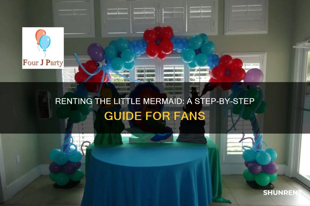 how to rent the new little mermaid