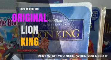 Renting the Original Lion King: A Step-by-Step Guide for Fans