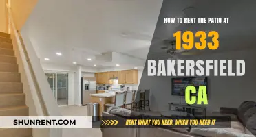 Renting the Patio at 1933 Bakersfield: A Step-by-Step Guide