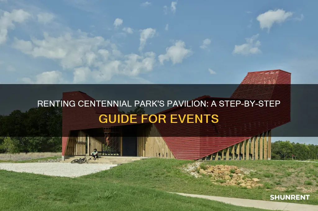 how to rent the pavillion in centennial park