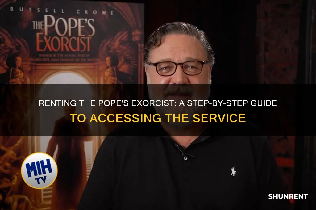 how to rent the pope