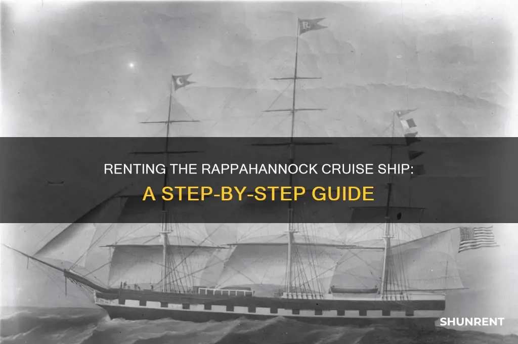 how to rent the rappahannock cruise ship