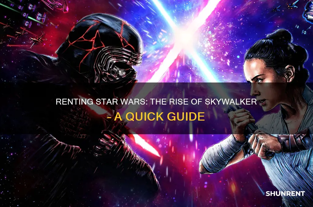 how to rent the rise of skywalker