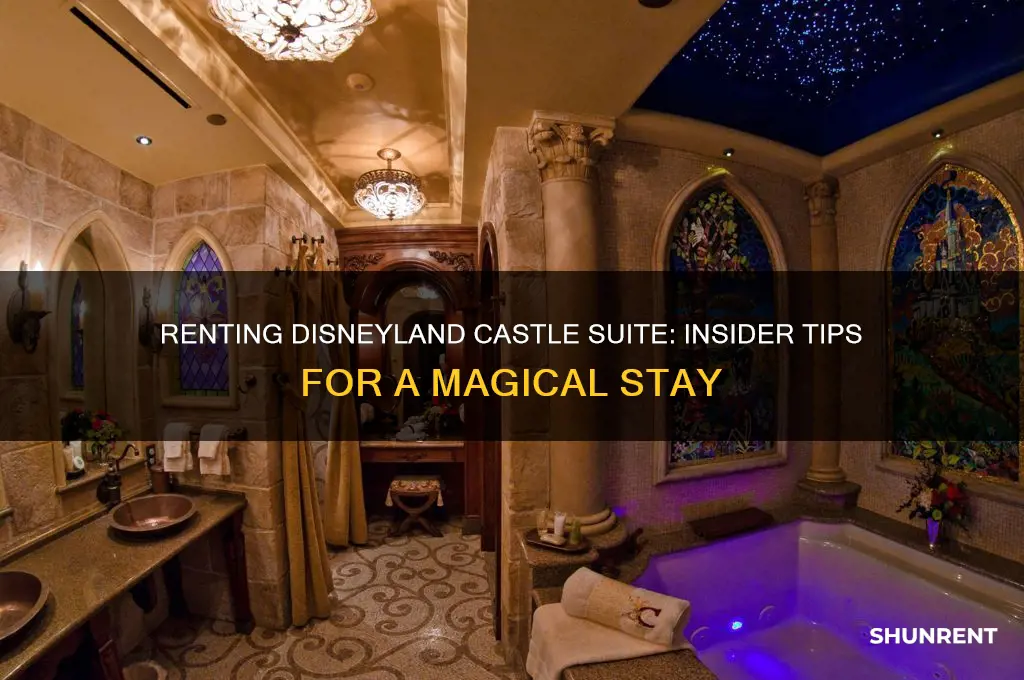 how to rent the suite in the disneyland castle