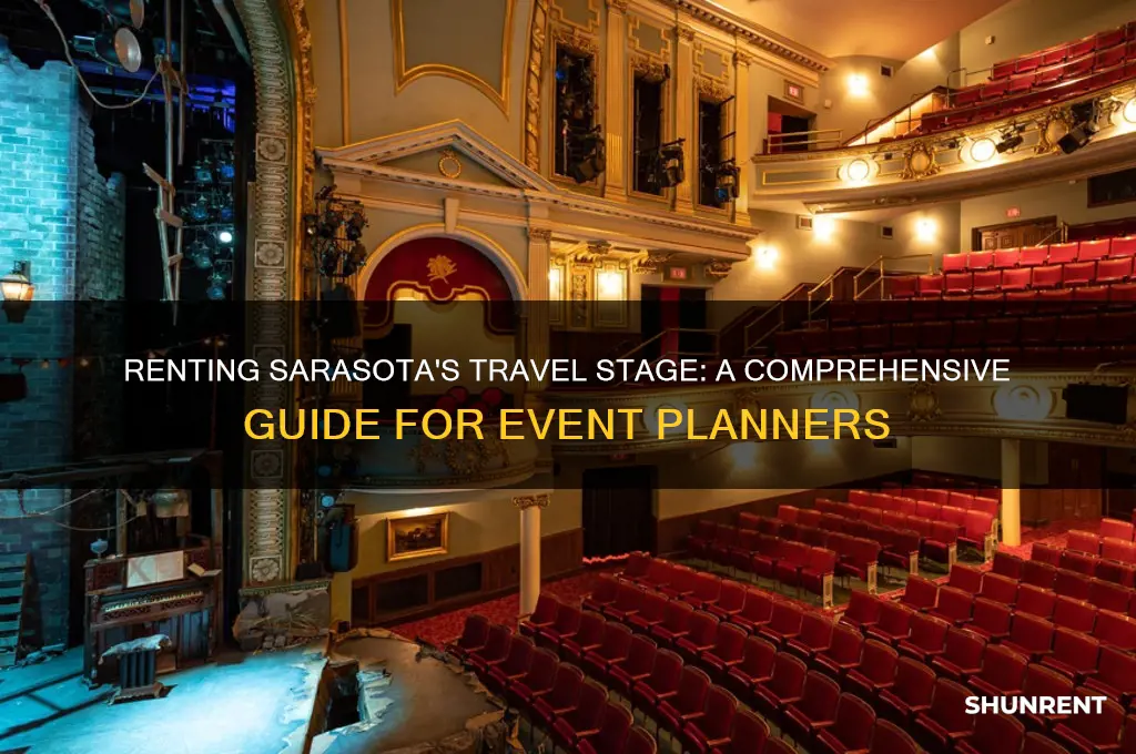 how to rent the travel stage in sarasota