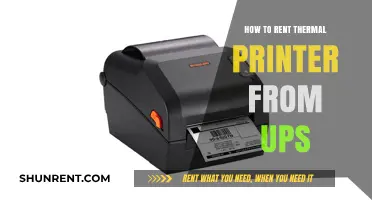 Renting Thermal Printers from UPS: A Step-by-Step Guide