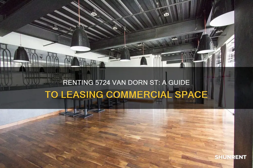 how to rent this comerical space 5724 van dorn st