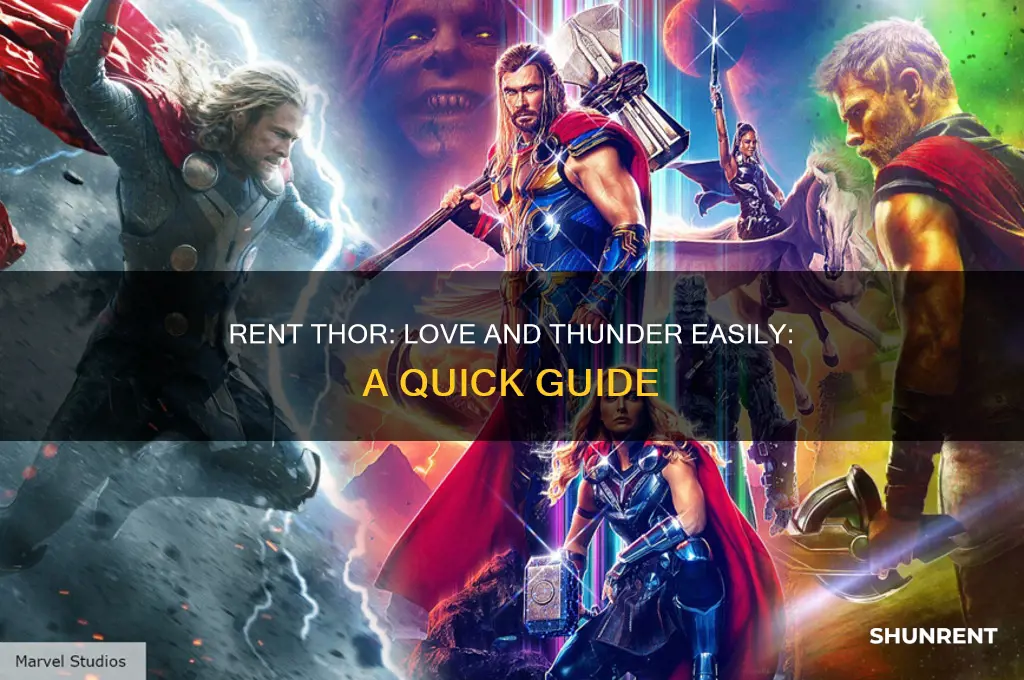 how to rent thor love and thunder