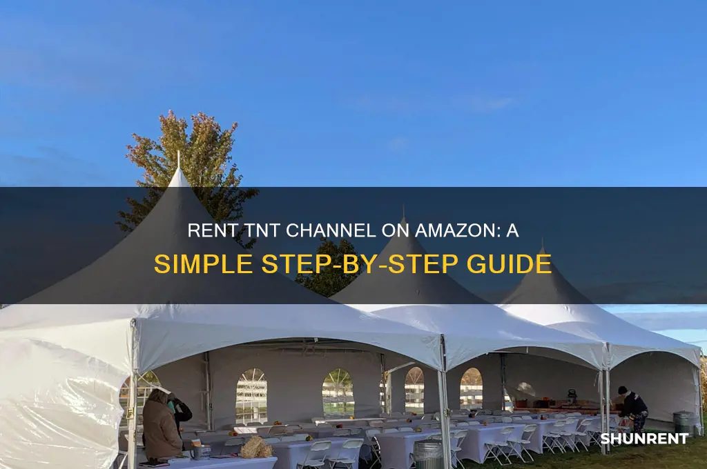how to rent tnt channel on amazon