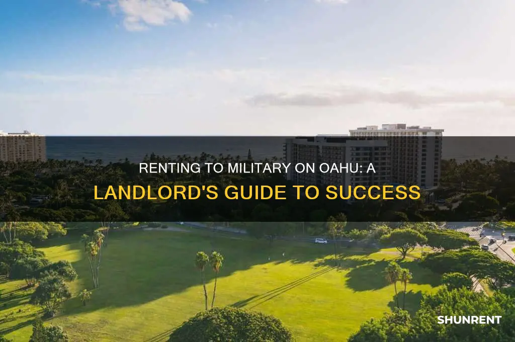how to rent to military on oahu
