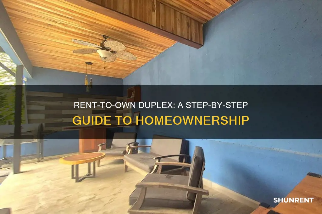 how to rent to own a duplex