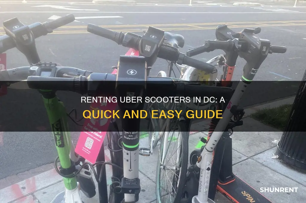 how to rent uber scooters in dc