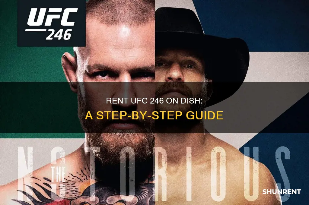 how to rent ufc 246 on dish