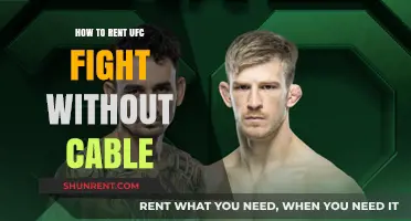 Stream UFC Fights Easily: Cable-Free Rental Options Explained