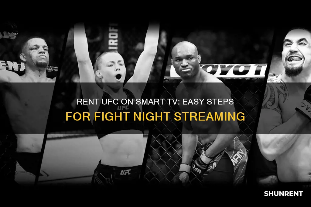 how to rent ufc on smart tv