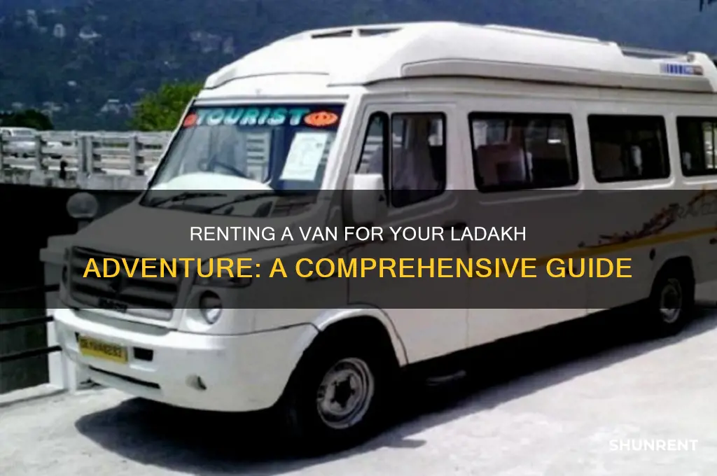 how to rent van for ladakh trip