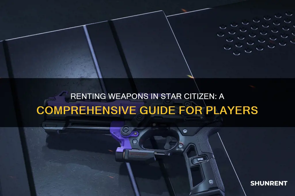 how to rent weapons in star citizen