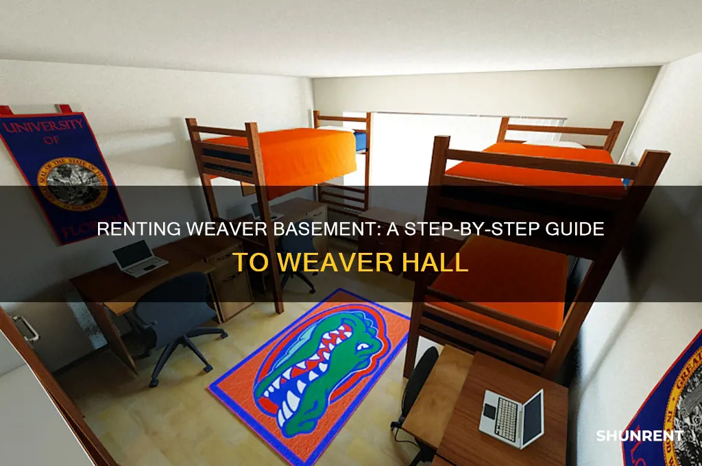 how to rent weaver basement weaver hall