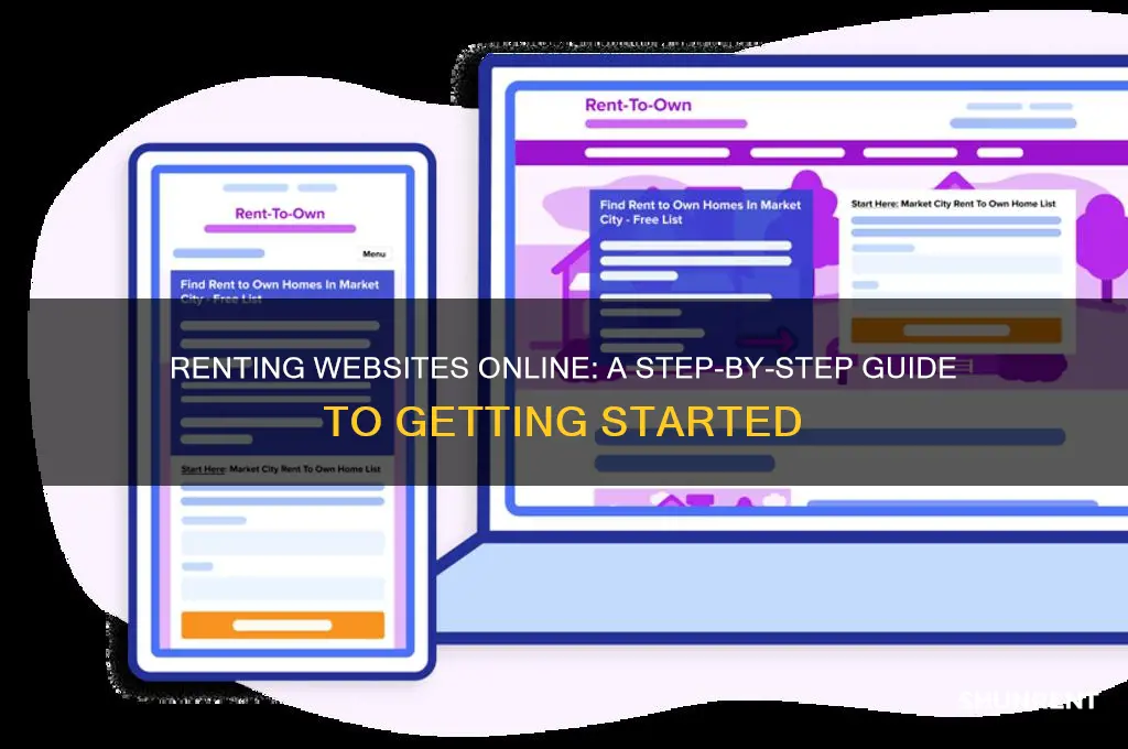 how to rent websites on the internet