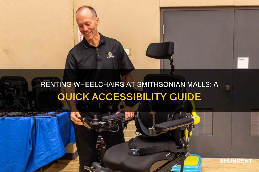 how to rent wheelchairs at mall at smithsonian