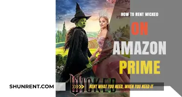 Renting Wicked on Amazon Prime: A Simple Step-by-Step Guide