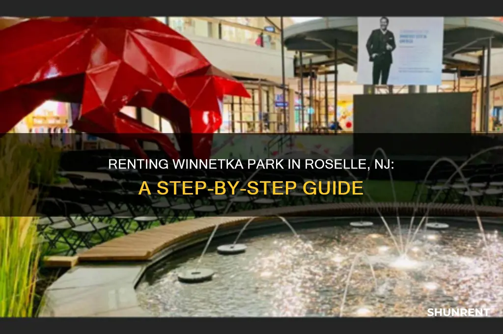 how to rent winnetka park in roselle new jersey