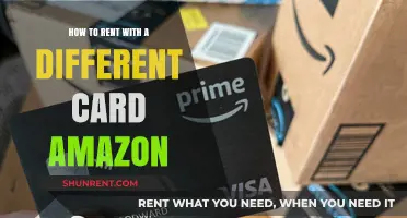 Renting on Amazon: Using a Different Card for Payments