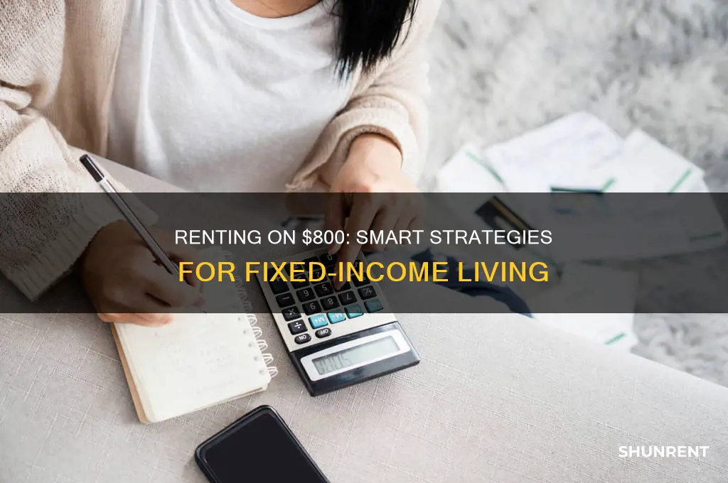 how to rent with a fix income of 800