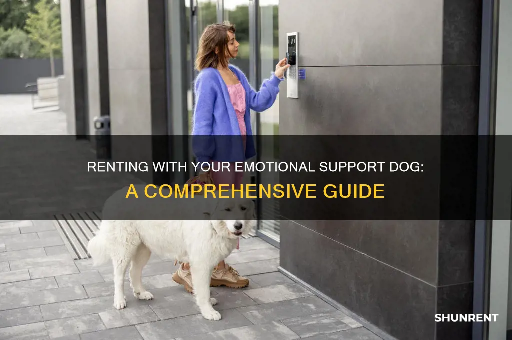 how to rent with an emotional support dog