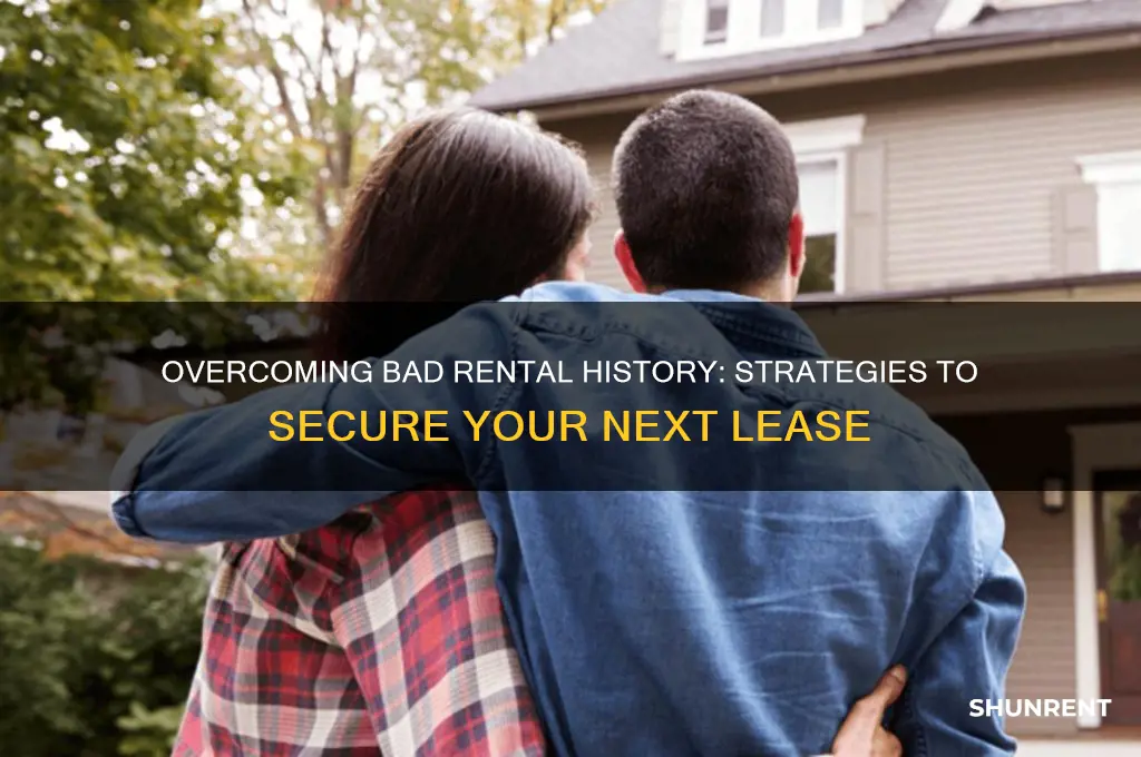 how to rent with bad rental history