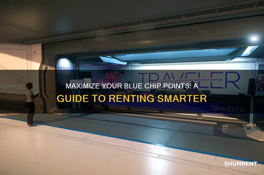 how to rent with blue chip points