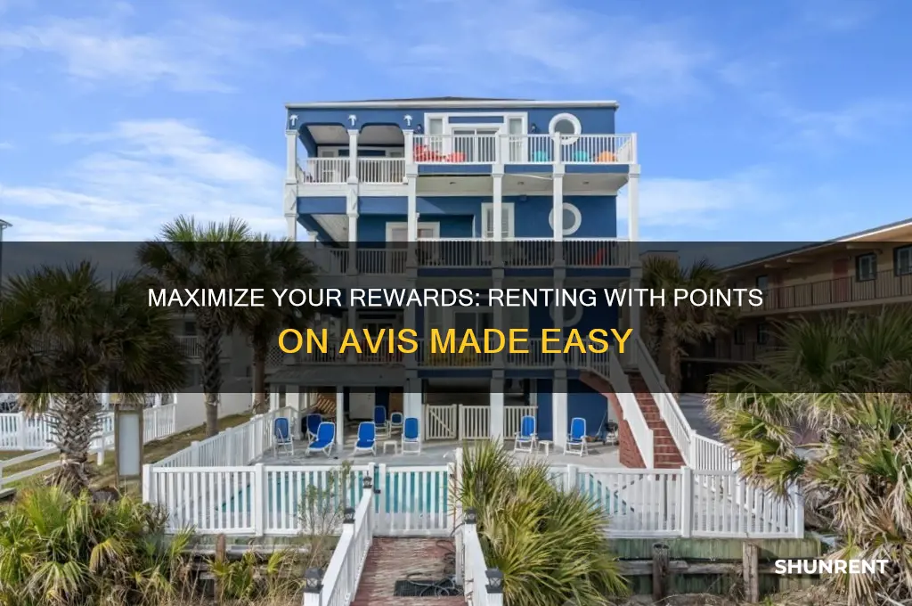 how to rent with points on avis